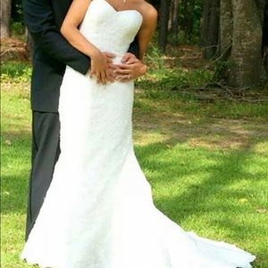 Gorgeous David’s Bridal Wedding Dress!